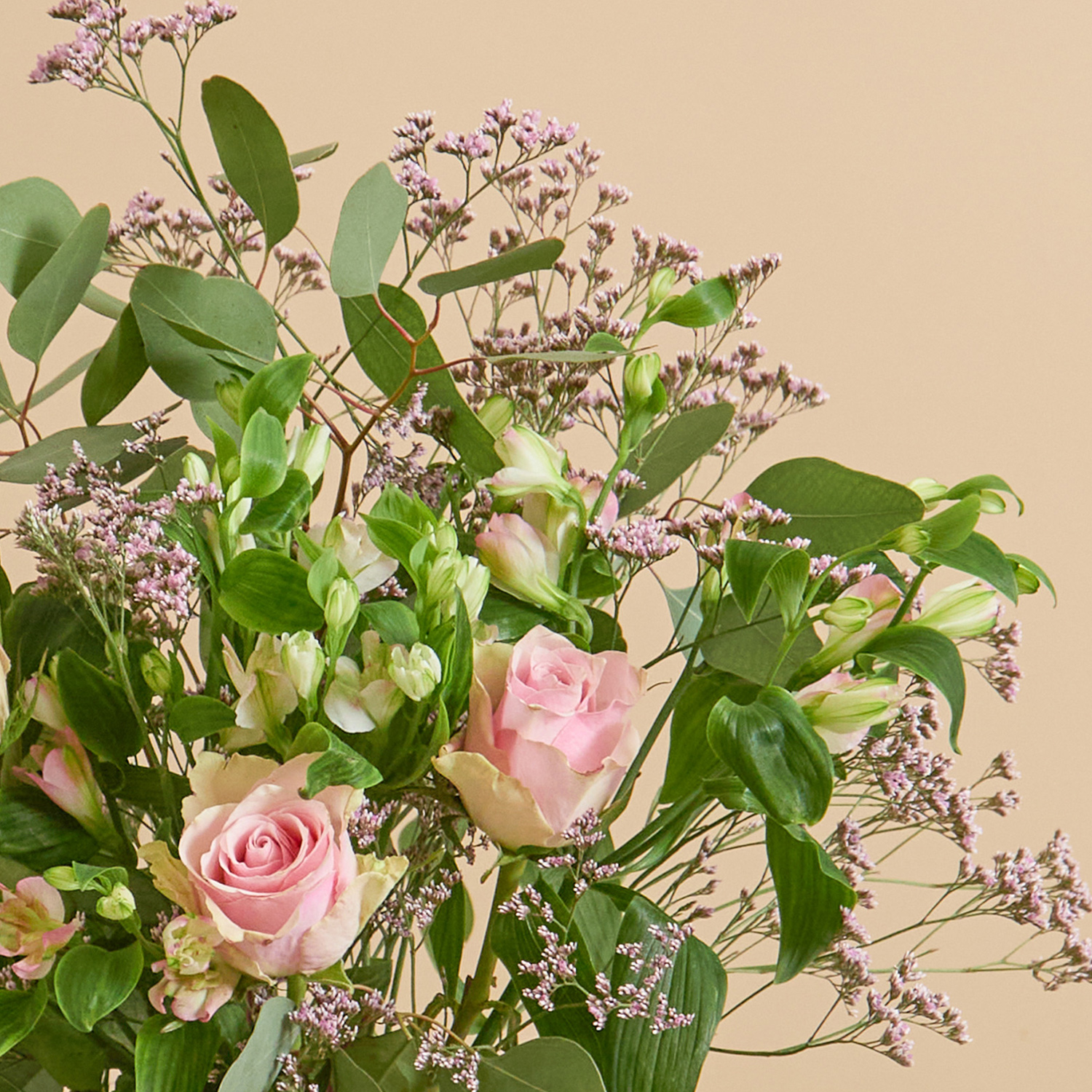 Easter flower bouquet with roses & alstroemerias | Send flowers online | Apricot Sorbet | size: letterbox, photo 3