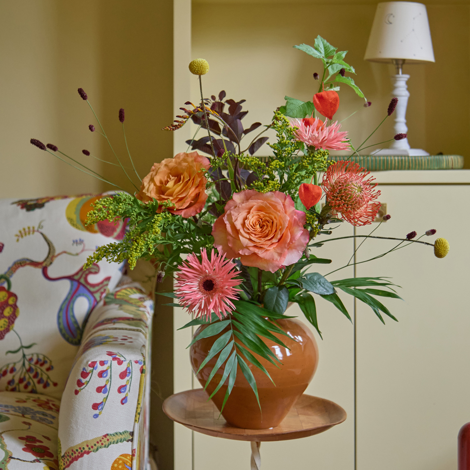 Thank You Flower bouquet with roses & gerberas | Send flowers online | Tangerine Dream | size: classic, photo 2