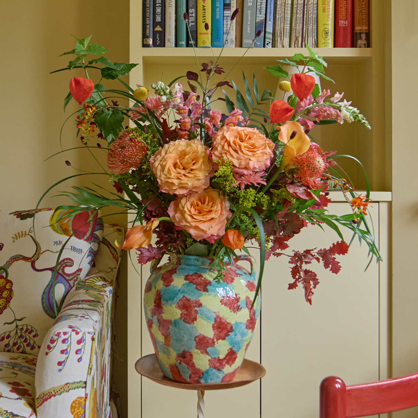 Anniversary Flower bouquet with roses & lilies | Send flowers online | Tangerine Dream | size: showstopper, photo 2