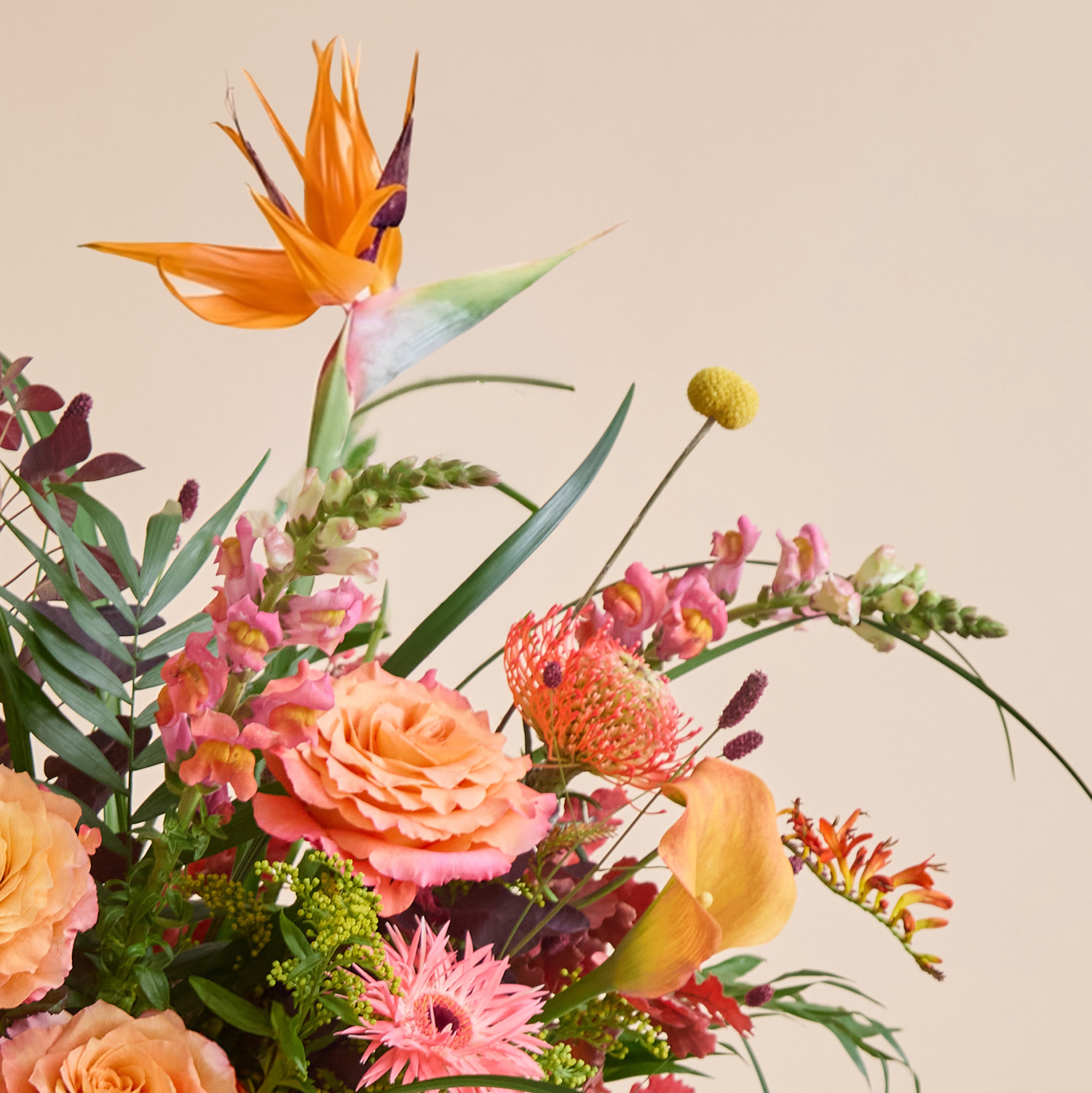 Anniversary Flower bouquet with roses & lilies | Send flowers online | Tangerine Dream | size: showstopper, photo 3