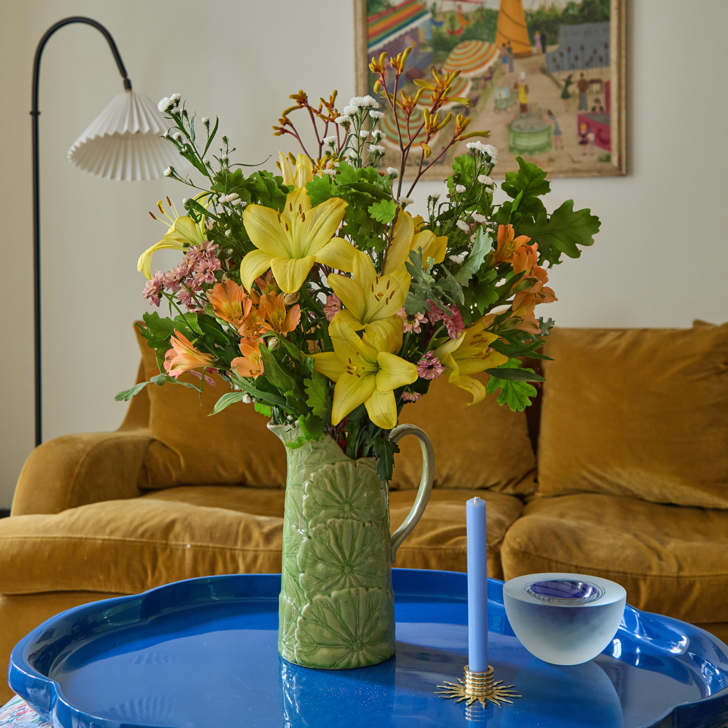 Thank You Flower bouquet with lilies & santinis | Send flowers online | Autumn Embers | size: classic, photo 2