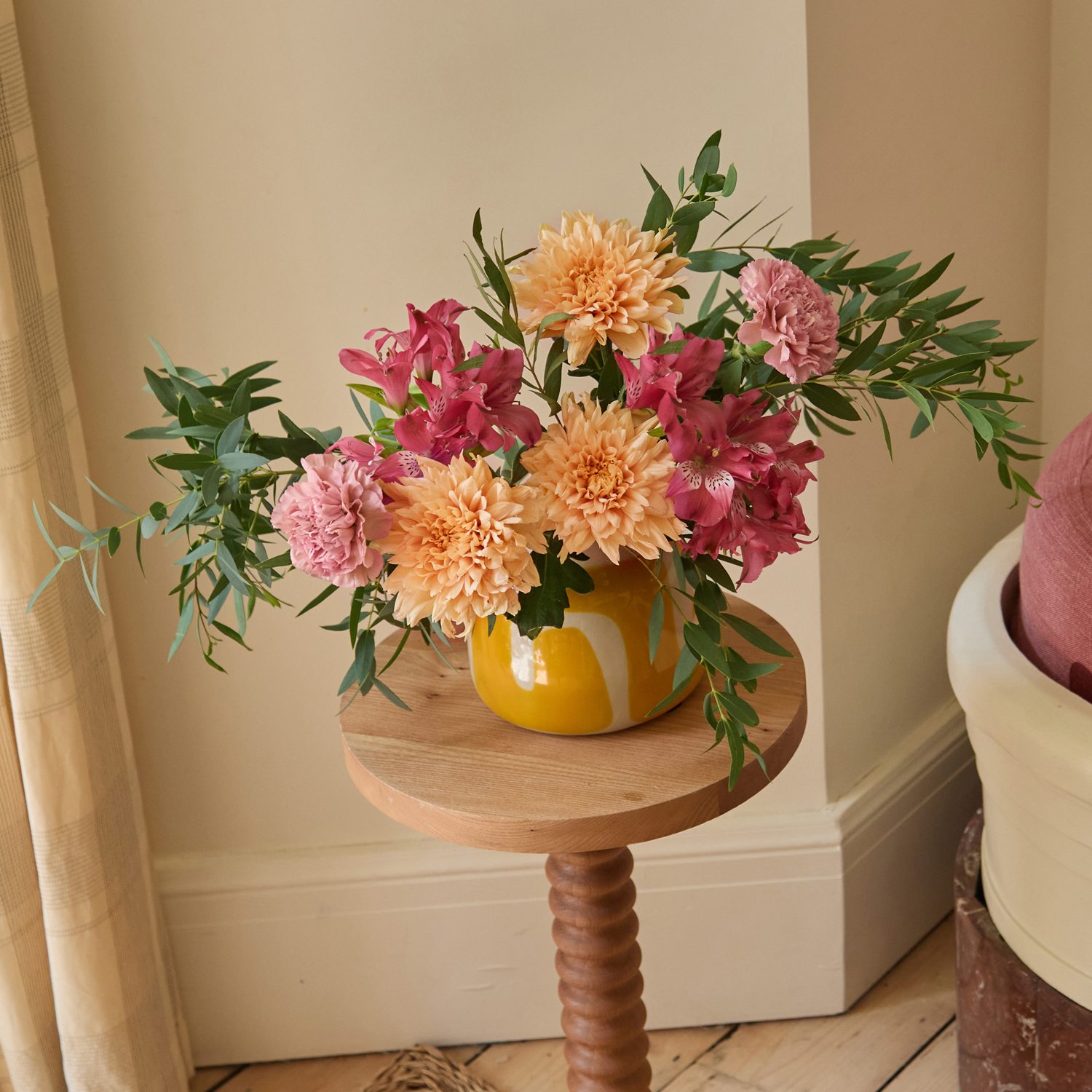Birthday Flower bouquet with chrysanthemums & carnations | Send flowers online | Autumn Bounty | size: letterbox, photo 2