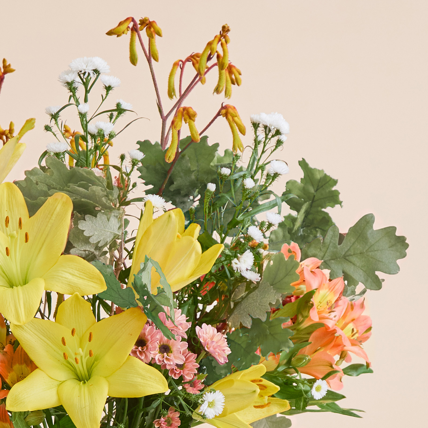 Thank You Flower bouquet with lilies & santinis | Send flowers online | Autumn Embers | size: classic, photo 3