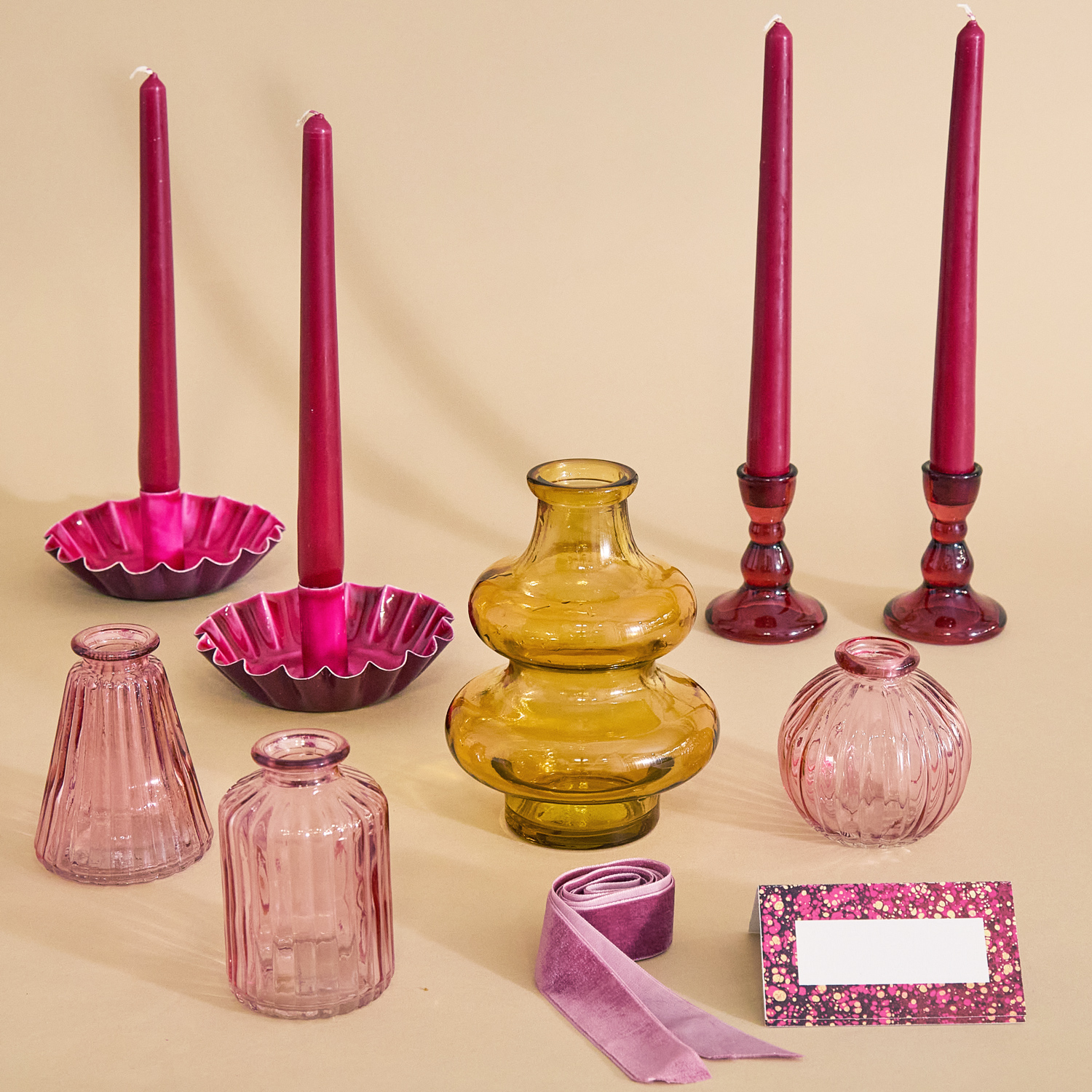 The Garnet & Gold Tablescape Set