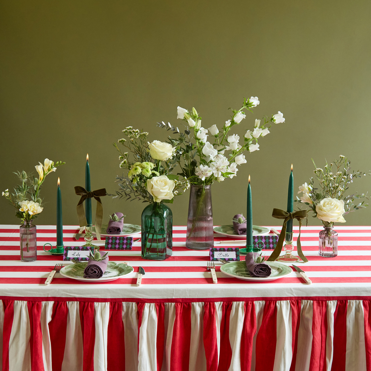 The Emerald & Amethyst Tablescape Set